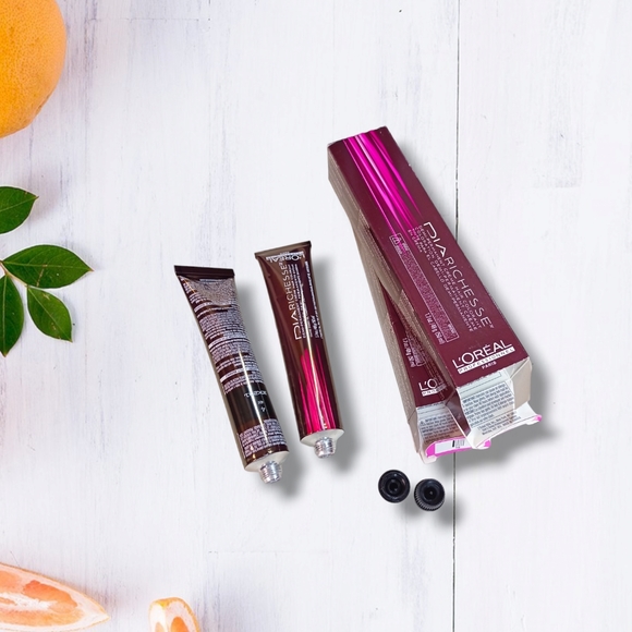 L'Oreal Professionnel DIARichesse 2 Tubes Ammonia-Free Brown/Chestnut 4/4N - Picture 10 of 16